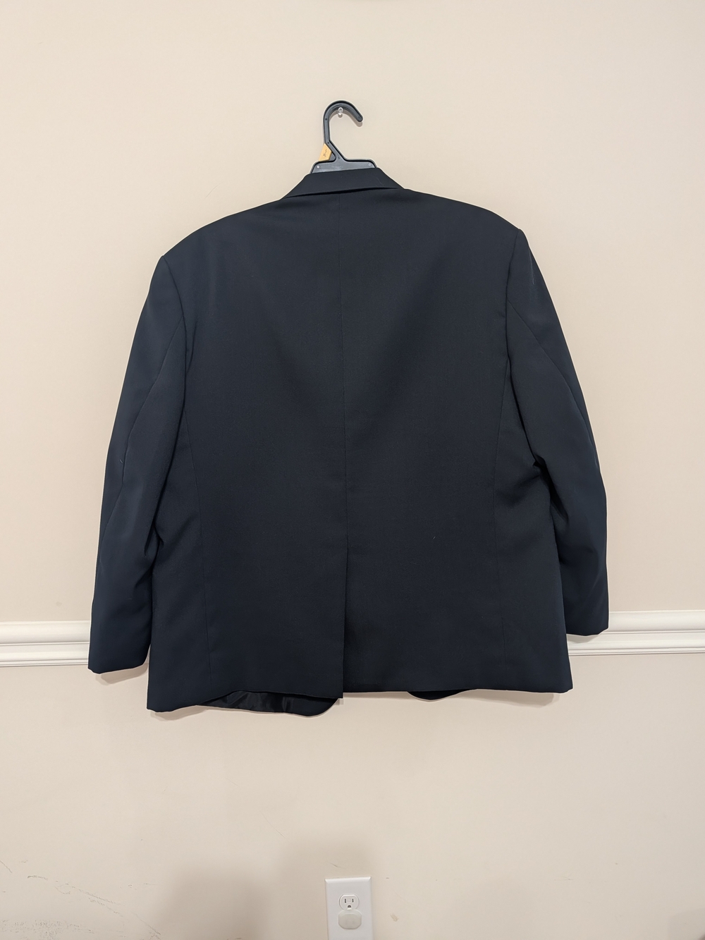 Haband Executive Division Men's Black Coat Jacket Blazer Suit Size 48S - Picture 5 of 6